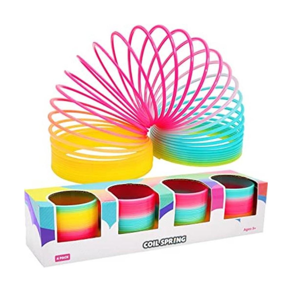 The Dreidel Company Resorte espiral multicolor de