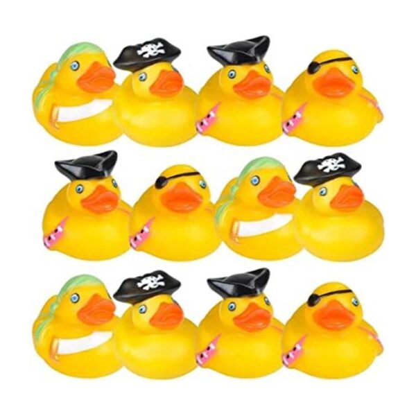 Patos de juguete de pato de goma pirata de Halloween para_1
