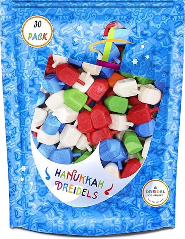 Hanukkah Dreidels Paquete de 30 piezas a granel de_2