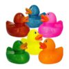 Juguete gigante de pato de goma con purpurina con surtido_4