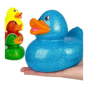 Juguete gigante de pato de goma con purpurina con surtido_1