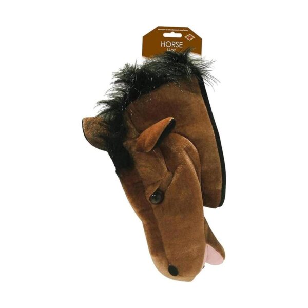 Sombrero de cabeza de caballo de felpa 1 unidad