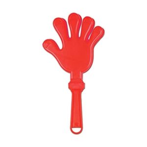 Beistle 12Pack mano clappers Rojo_1