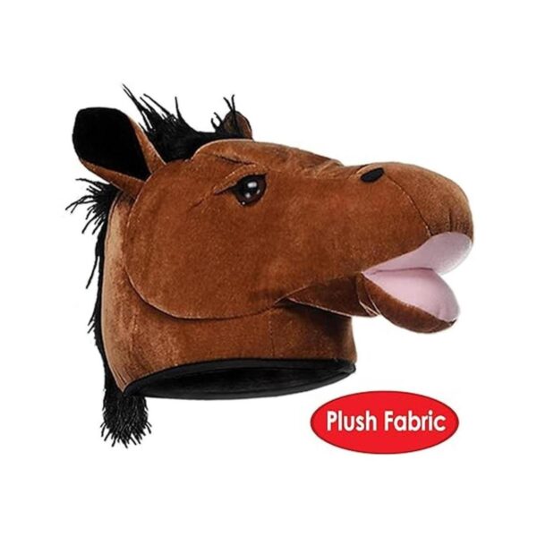 Sombrero de cabeza de caballo de felpa 1 unidad