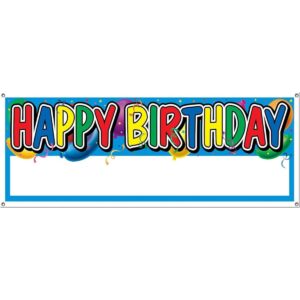 Beistle Banner personalizable para feliz cumpleaños 1_1