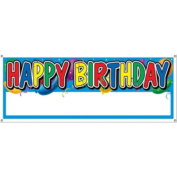 Beistle Banner personalizable para feliz cumpleaños 1_1