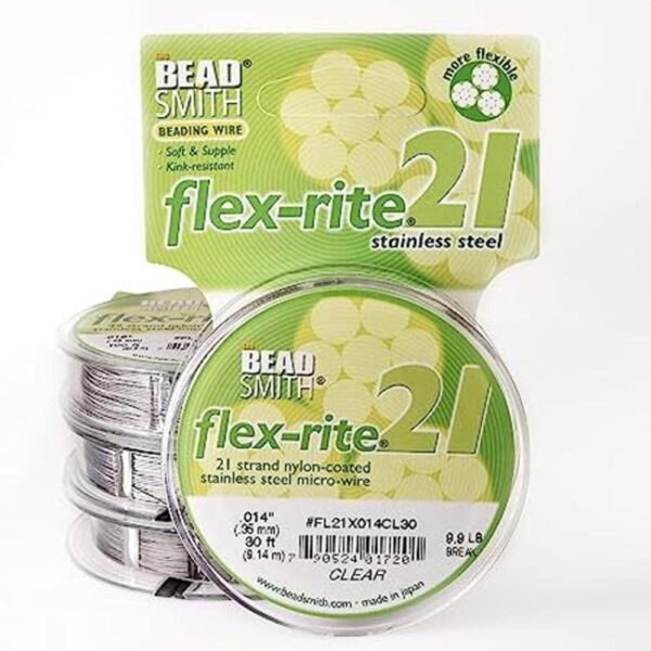 The Beadsmith FlexRite Alambre de 21 hebras con