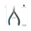 The Beadsmith Simply Modern Alicates de nariz de cadena