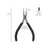 Beadsmith pinzas con punta fina para joyería PL513