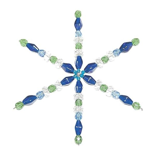 The Beadsmith Copo de nieve de alambre 6 pulgadas 0.031