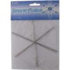 The Beadsmith Copo de nieve de alambre 6 pulgadas 0.031