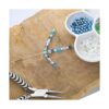 The Beadsmith Copo de nieve de alambre 6 pulgadas 0.031