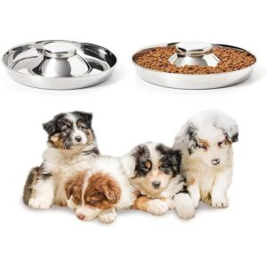 Thankspaw Cuencos de acero inoxidable para cachorros
