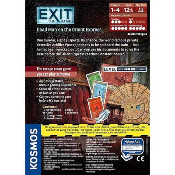 Exit Dead Man on The Orient Express Exit The Game A_2