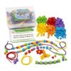 Kids First Math Lacing Beads Math Kit con tarjetas de_1