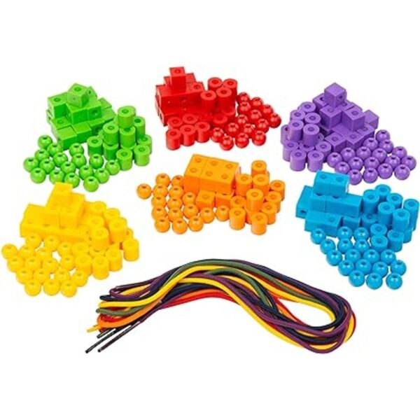 Kids First Math Lacing Beads Math Kit con tarjetas de_6
