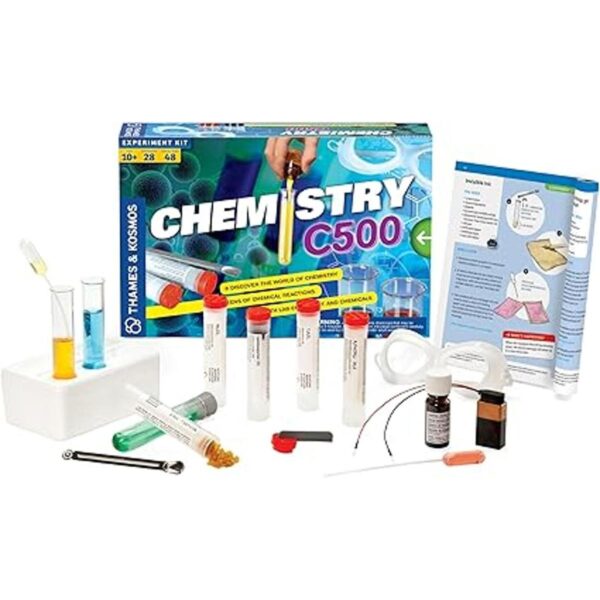 Juego para experimentos de química Chem C500 de Thames y_2