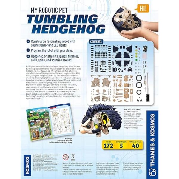 Thames Kosmos My Robotic Pet Tumbling Eedgehog_2