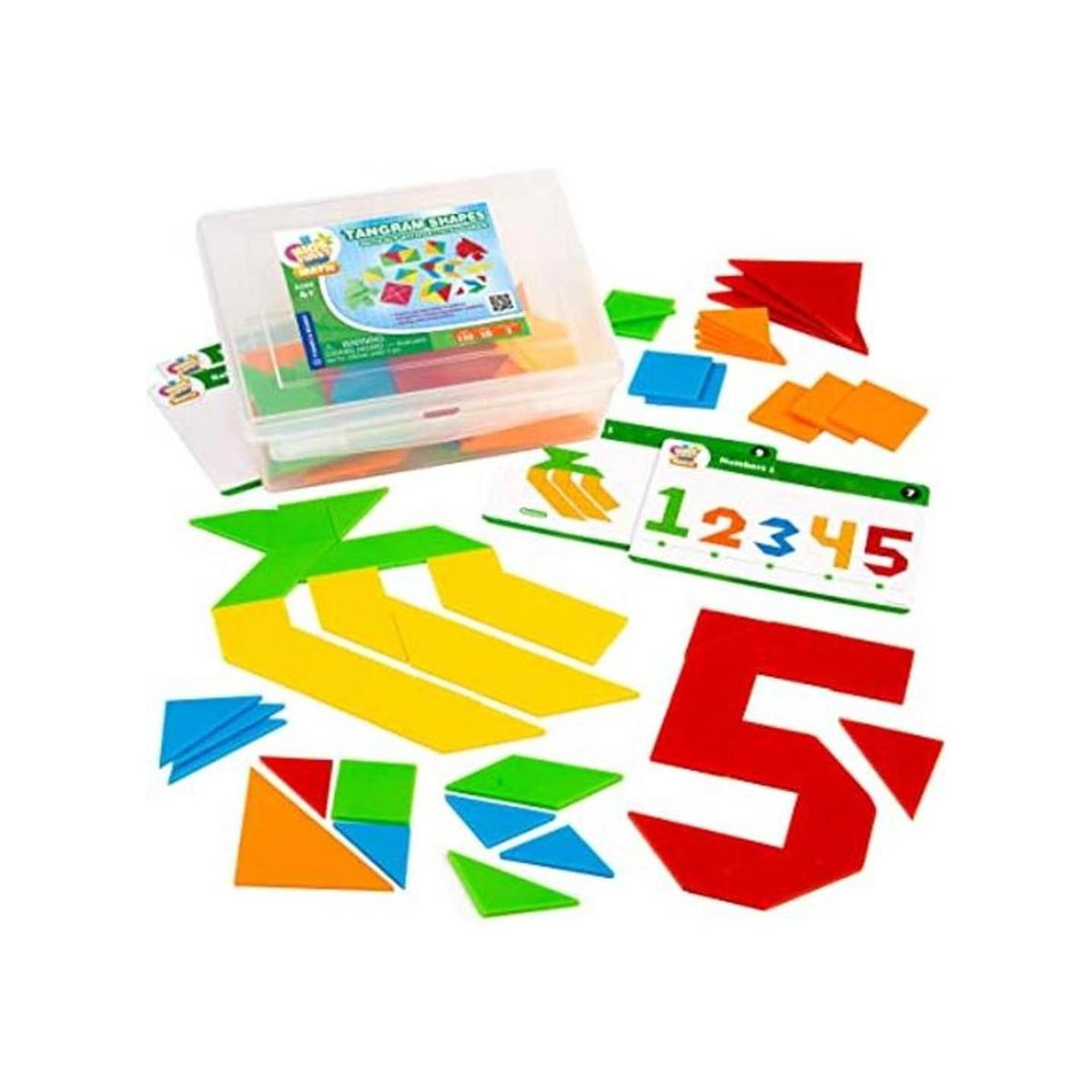 Tangram Shapes Kit de matemáticas con tarjetas de actividad