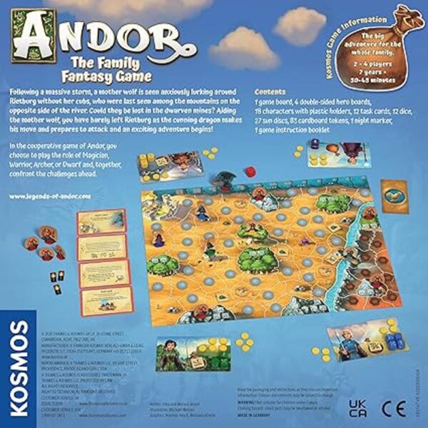 Andor El juego de fantasía familiar juego de mesa_2