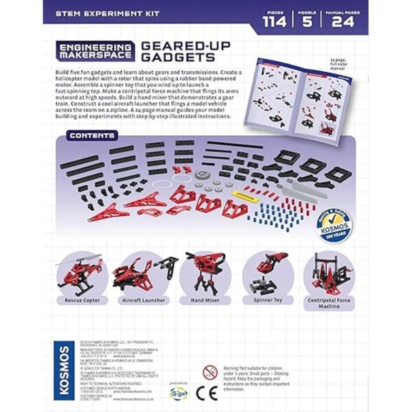 Thames Kosmos Engineering Makerspace Kit de experimentos_2