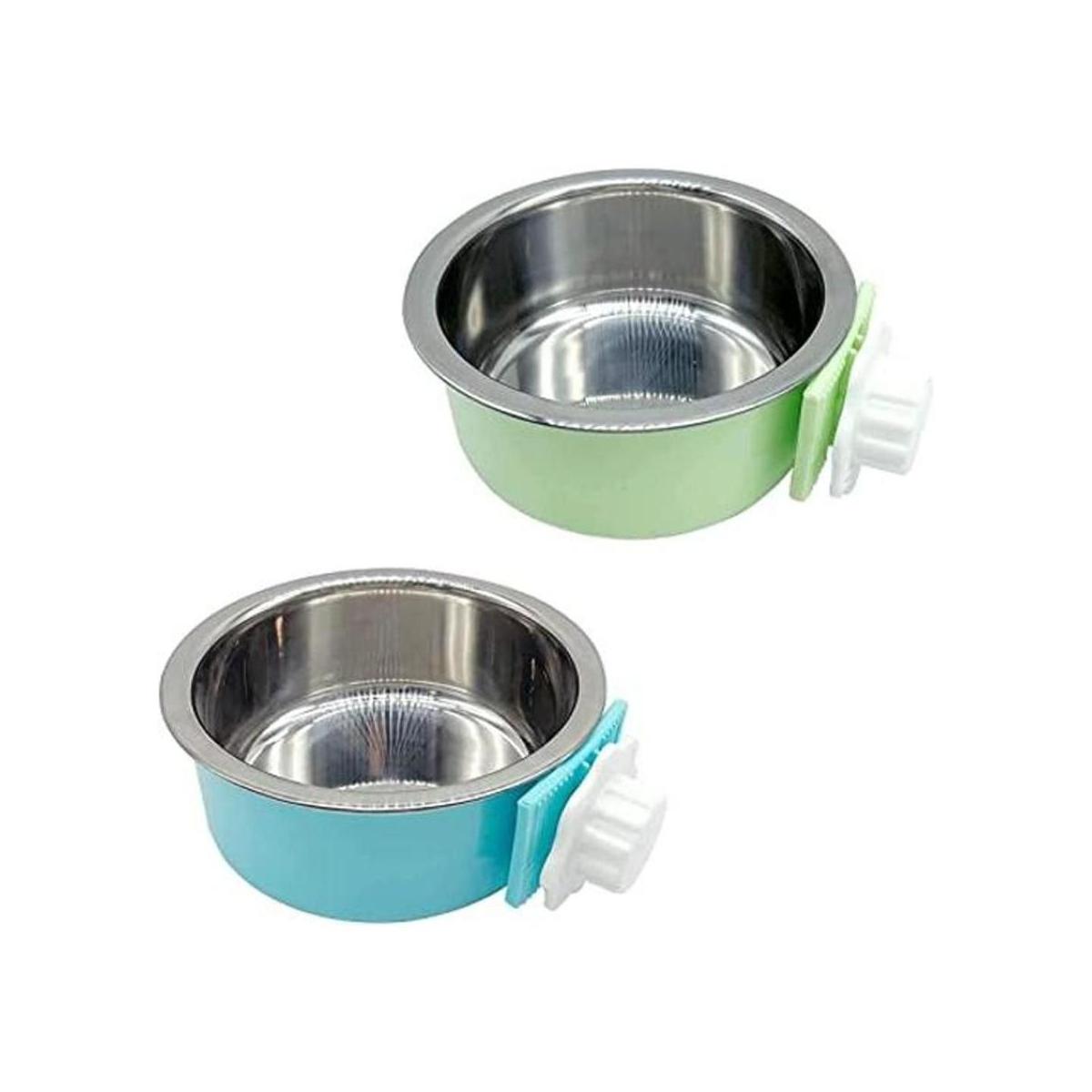 Cuenco para perro con cajón extraíble de acero inoxidable