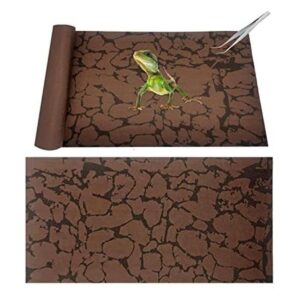 Tfwadmx Alfombra de arena para reptiles con forro de