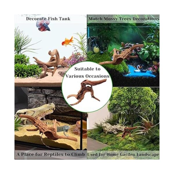 Tfwadmx Madera flotante natural para acuario ramas de