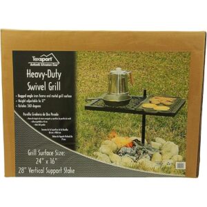Texsport parrilla giratoria para asador resistente para_1