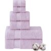 Textilom Juego de 6 toallas de baño 100 algodón turco_1