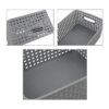 Teyyvn Cesta de almacenamiento de plástico 10.03 x 7.59 x