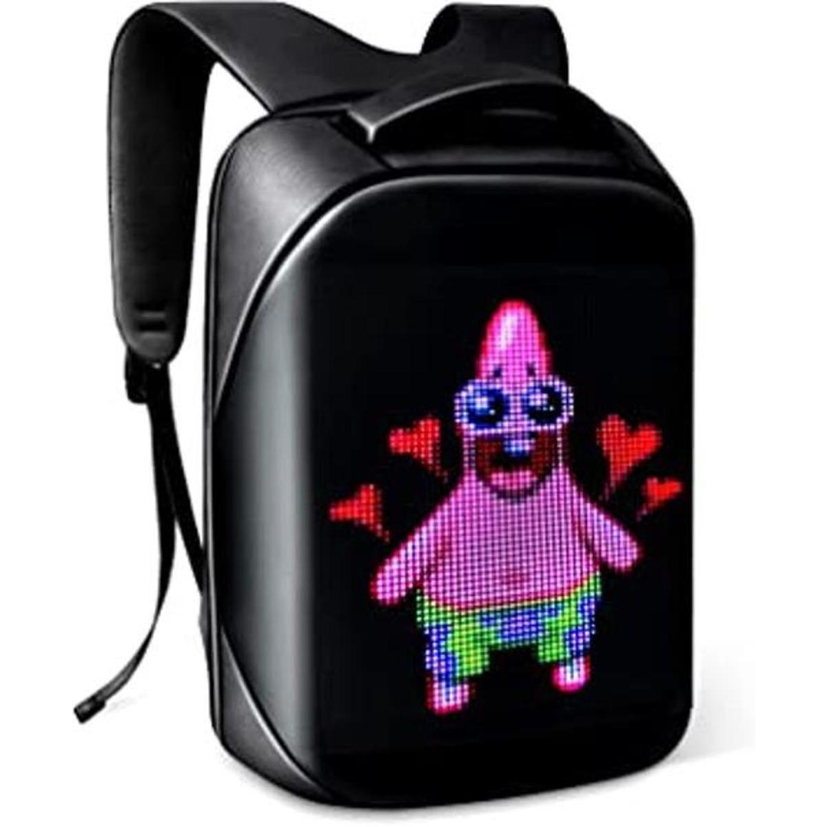 Tesinll Mochila para laptop con pantalla LED mochila de