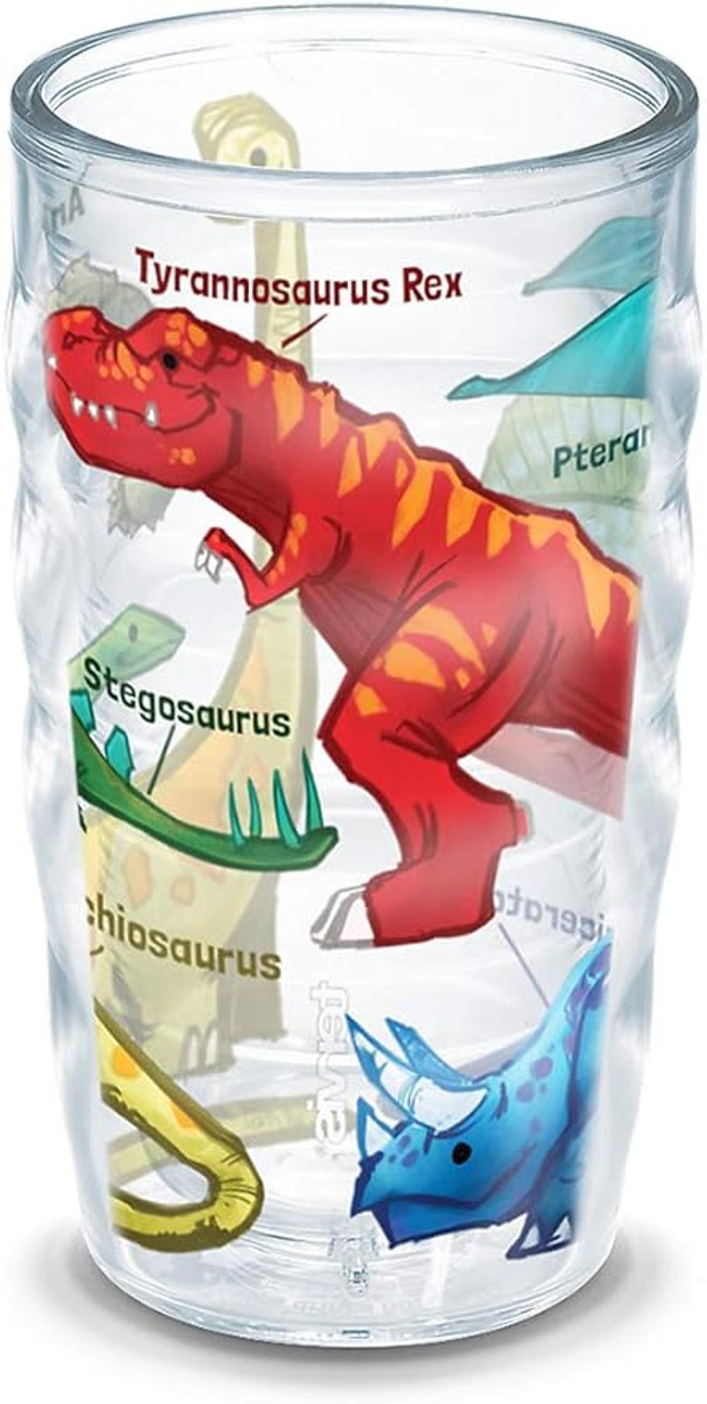 Tervis Vaso aislado de dinosaurios de doble pared hecho en