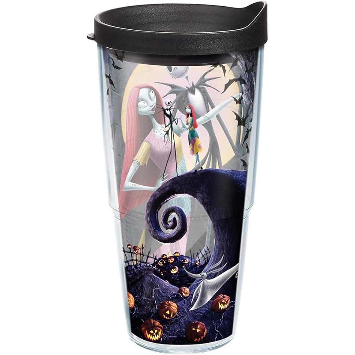 Tervis Vaso con tapa Jack Skellington y Sally dan la