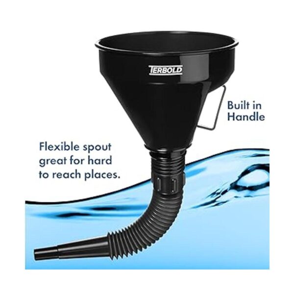 Terbold Embudo flexible automotriz Embudo de plástico de_2