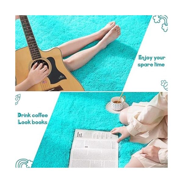 Tepook Alfombra súper suave y esponjosa para dormitorio