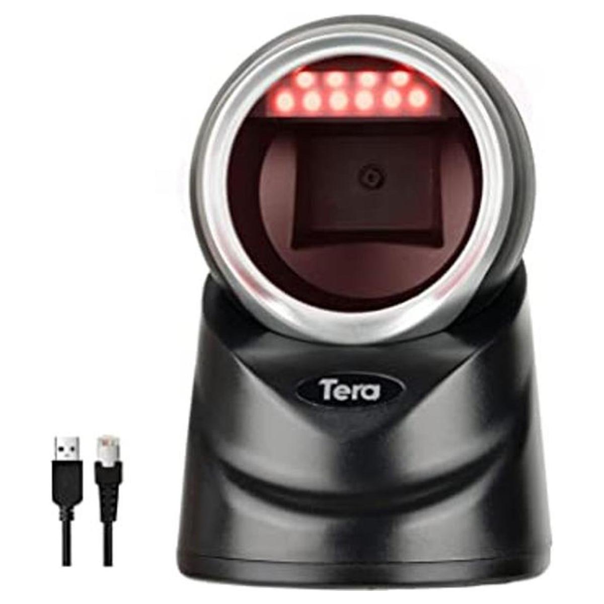 Tera 1D 2D QR Escáner Barocde Escritorio Lector de