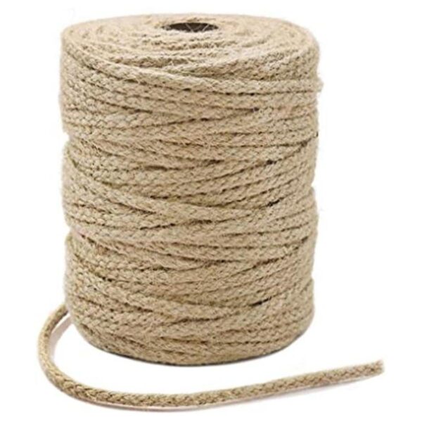 Tenn Well Cordel de yute trenzado cuerda de yute natural