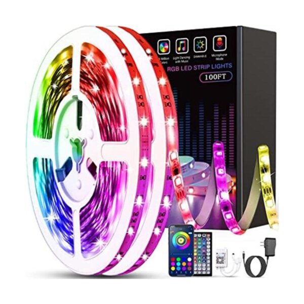 Tenmiro Luces LED para dormitorio 100 pies 2 rollos de_1
