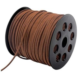 Tenn Well 2.6mm Suede Cord 100 Yards Flat Faux Leather