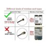 Antena WiFi 8dBi RPSMA macho 2.4Ghz 5.8Ghz doble banda