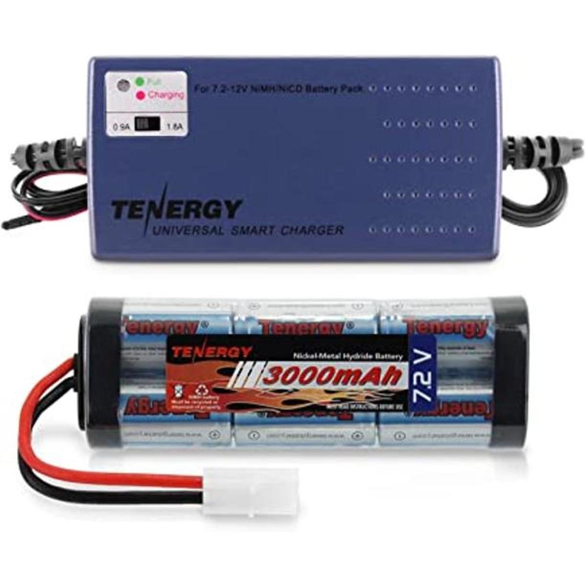 Tenergy 7.2V RC Battery Pack 3000mAh High Capacity 6Cell