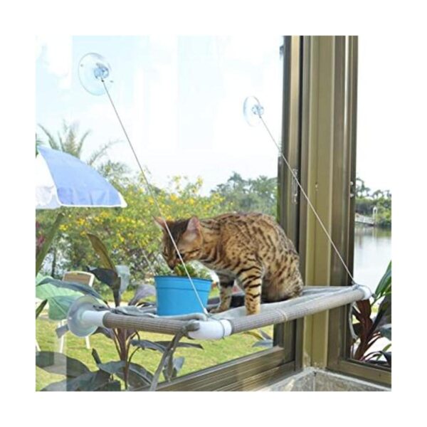 Pupagree Hamaca para ventana de gato estante de descanso_1
