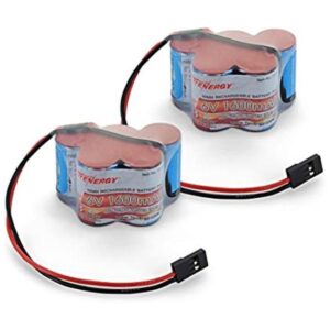 Tenergy Paquete de 2 baterías recargables de 6 V 1600 mAh_1