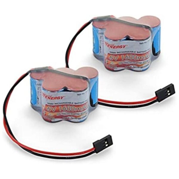 Tenergy Paquete de 2 baterías recargables de 6 V 1600 mAh_1
