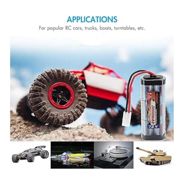 Tenergy 7.2V RC Battery Pack 3000mAh High Capacity 6Cell_3