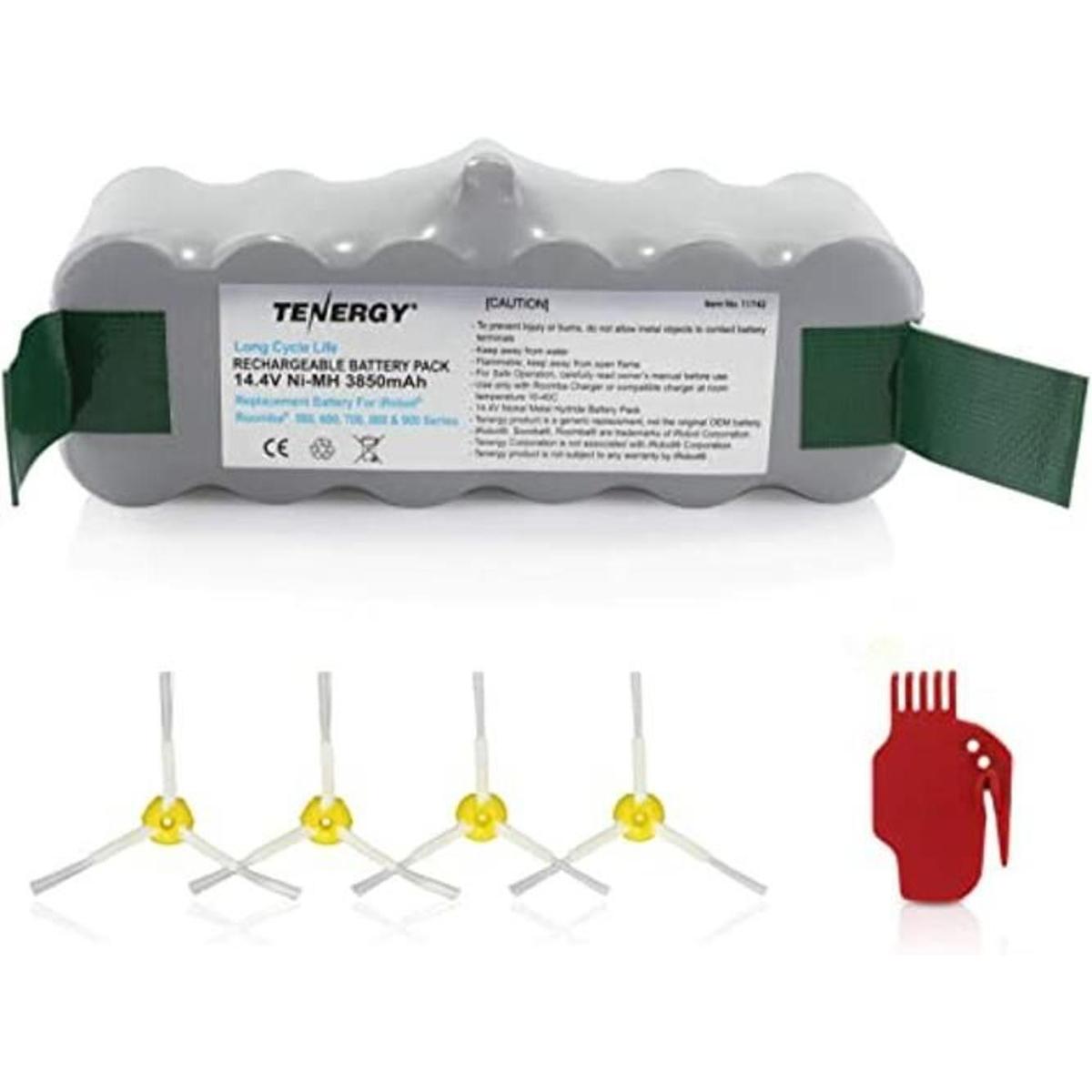 Tenergy Batería NiMH de 1000 ciclos de 14.4 V 3850 mAh