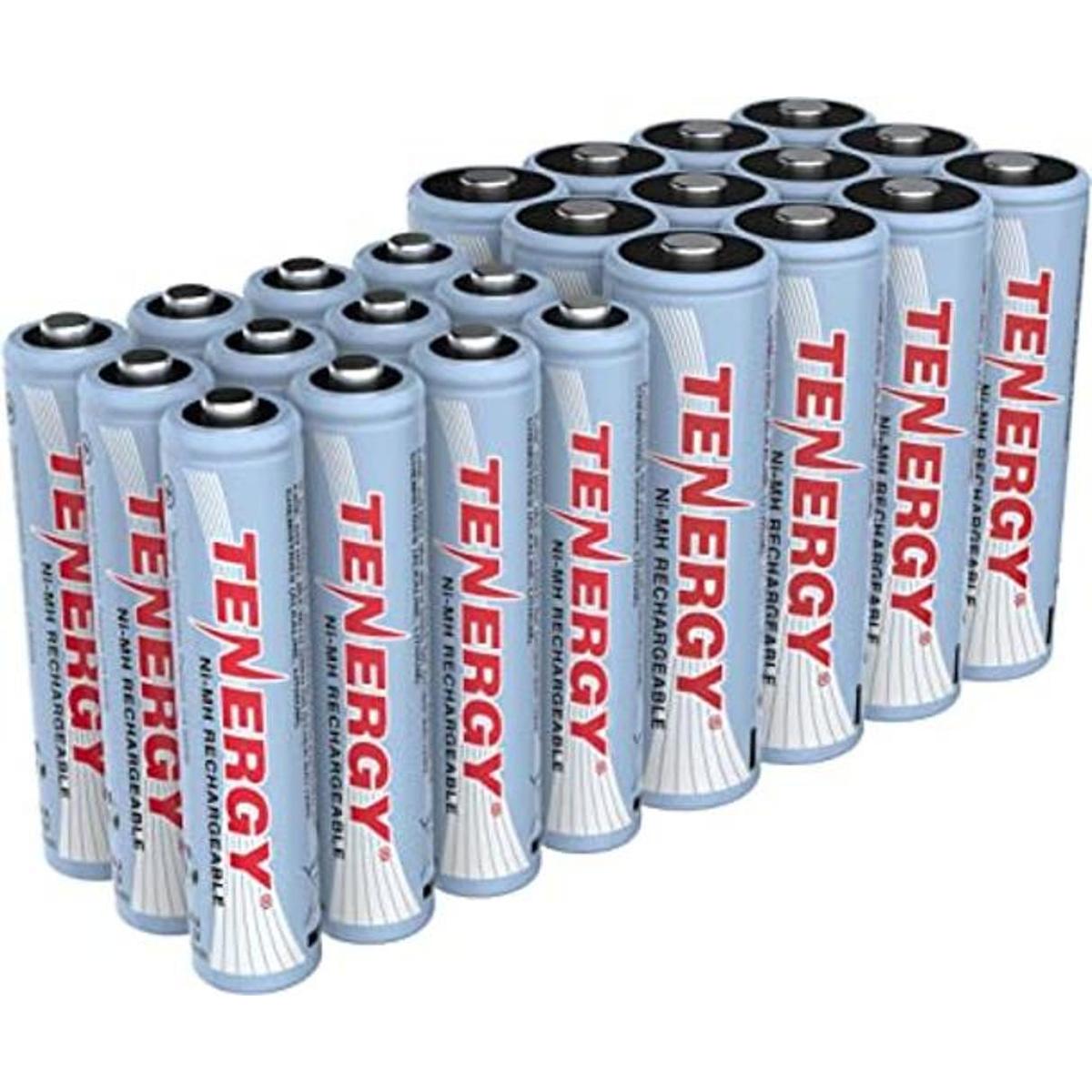 Tenergy Batería AA y AAA de alto drenaje combinación de