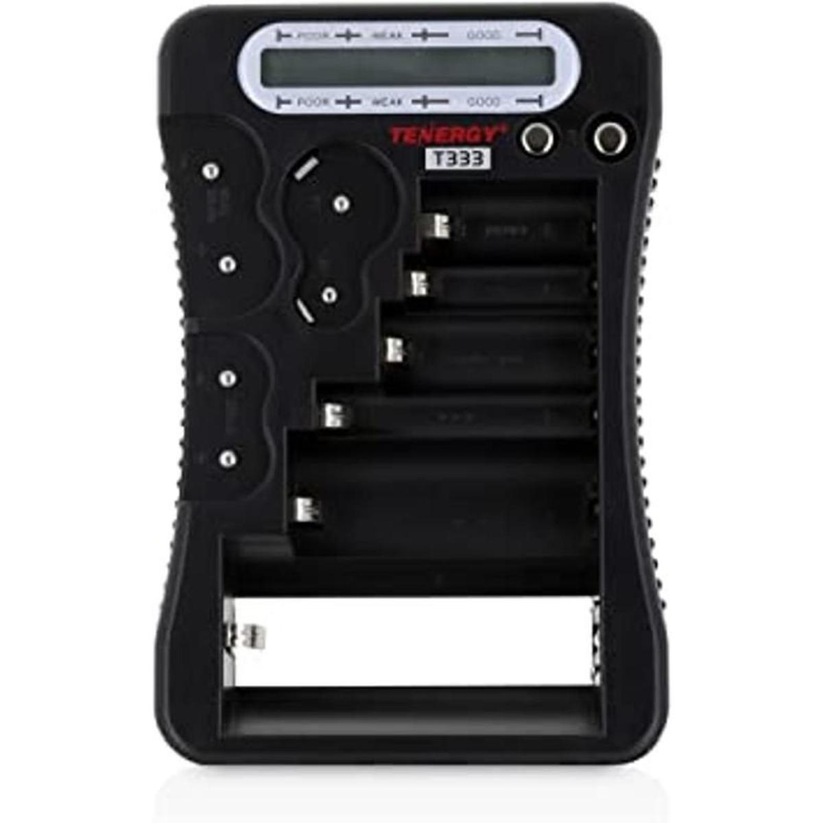 Tenergy T333 Probador universal de batería pantalla LCD