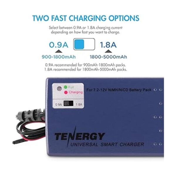 Tenergy Cargador universal inteligente para batería de_2